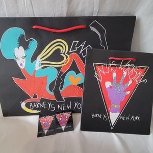Lady Gaga x Barney's Shopping Bags & Stickers